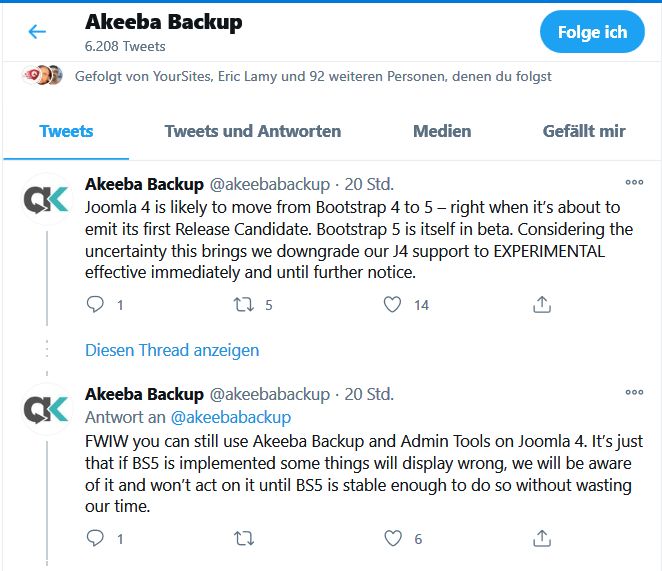 akeeba statement